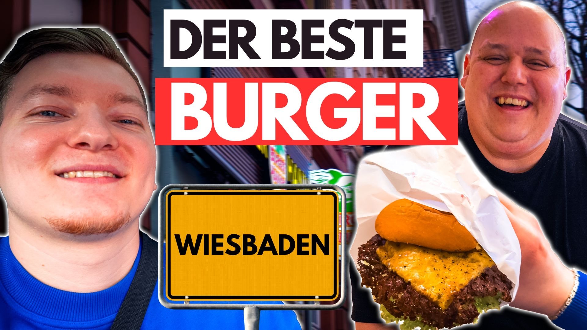 BURGER HANNES in Wiesbaden Ich gebe Zuschauern Burger aus! Bernd Zehner